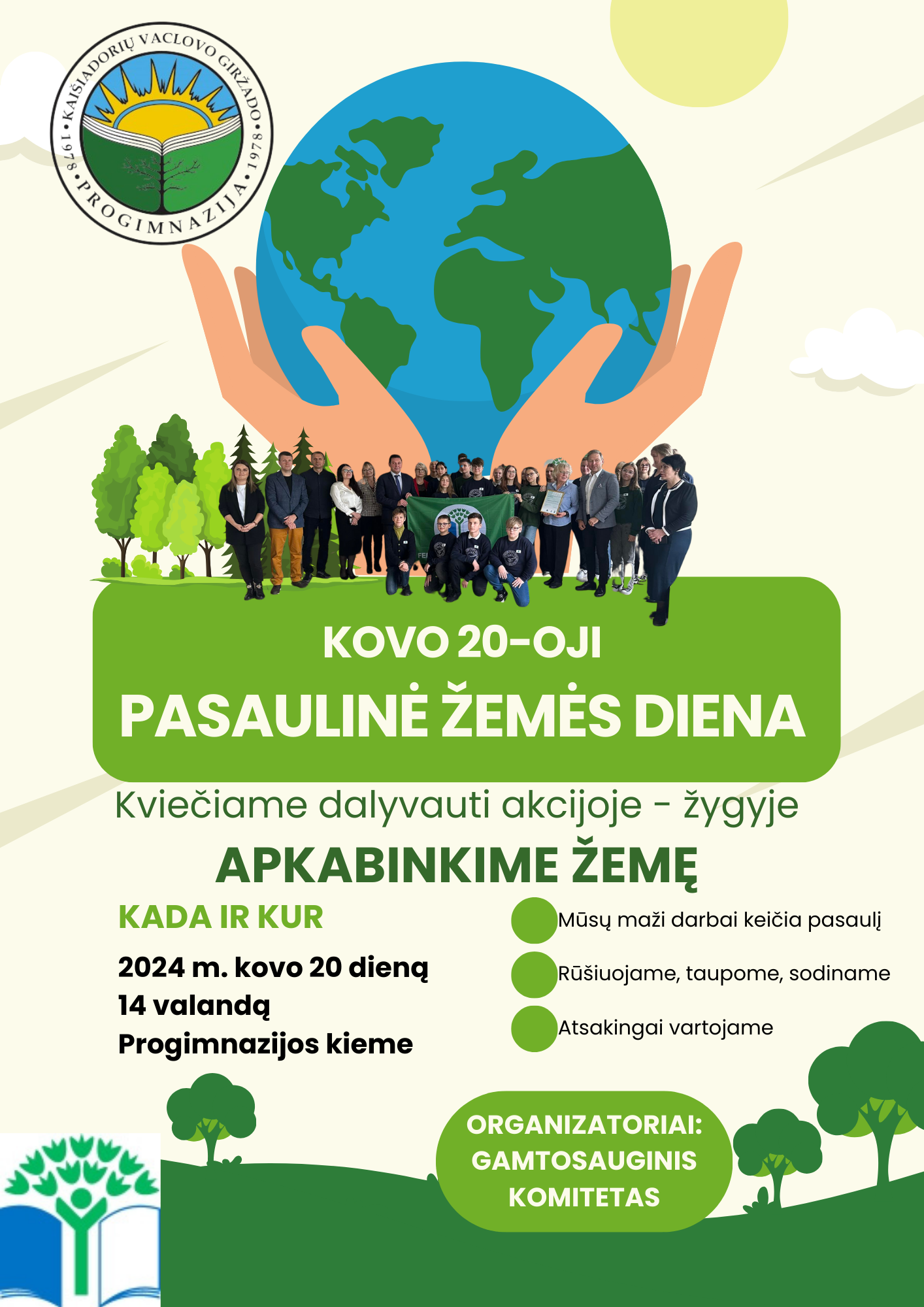 Žemės dienos žygio skelbimas